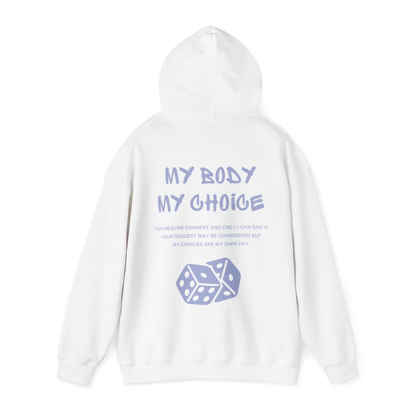 CONSENT HOODIE (Unisex, White)