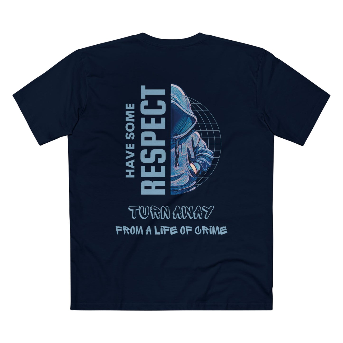 RESPECT TEE (Men, Navy)