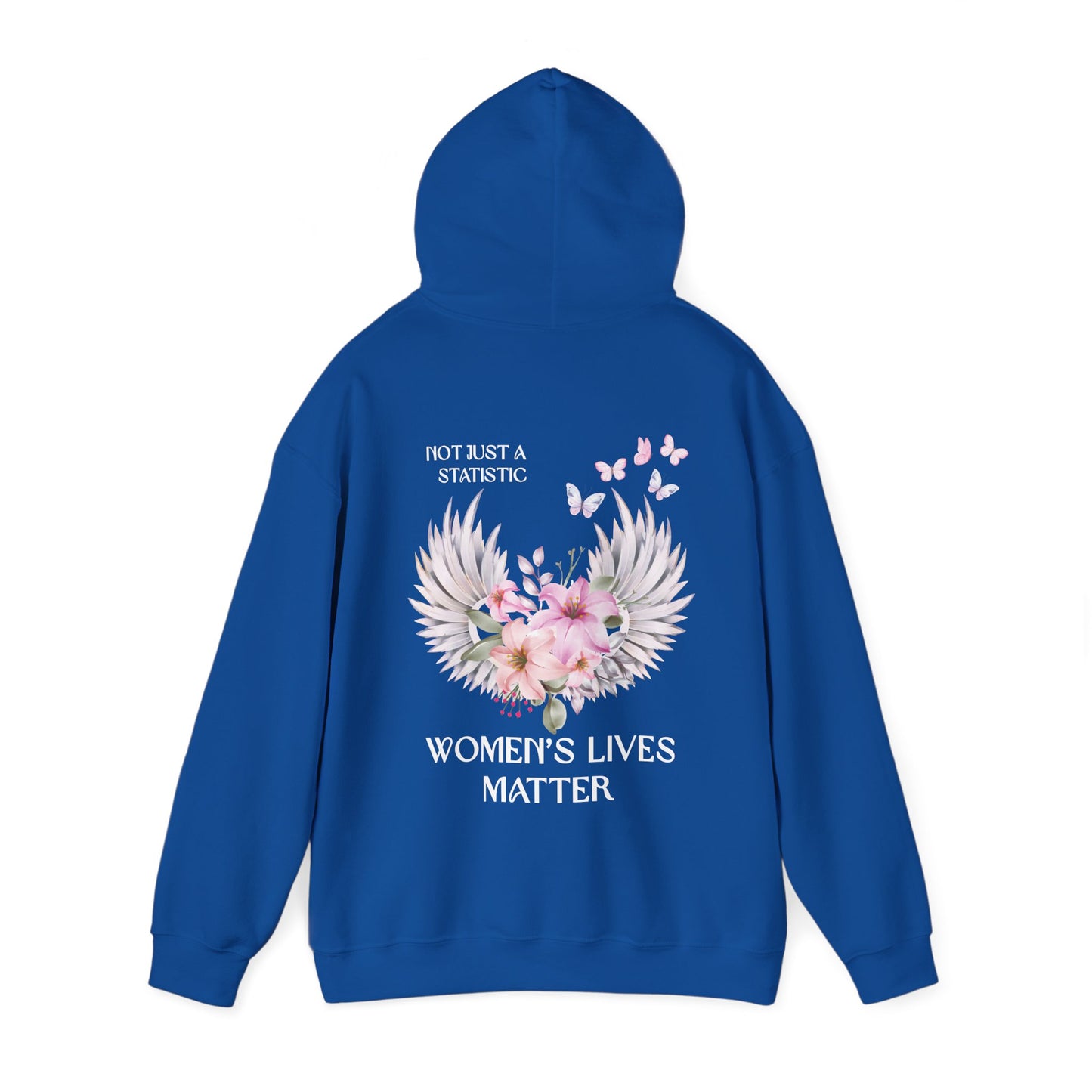 WINGS HOODIE (Unisex, Royal Blue)