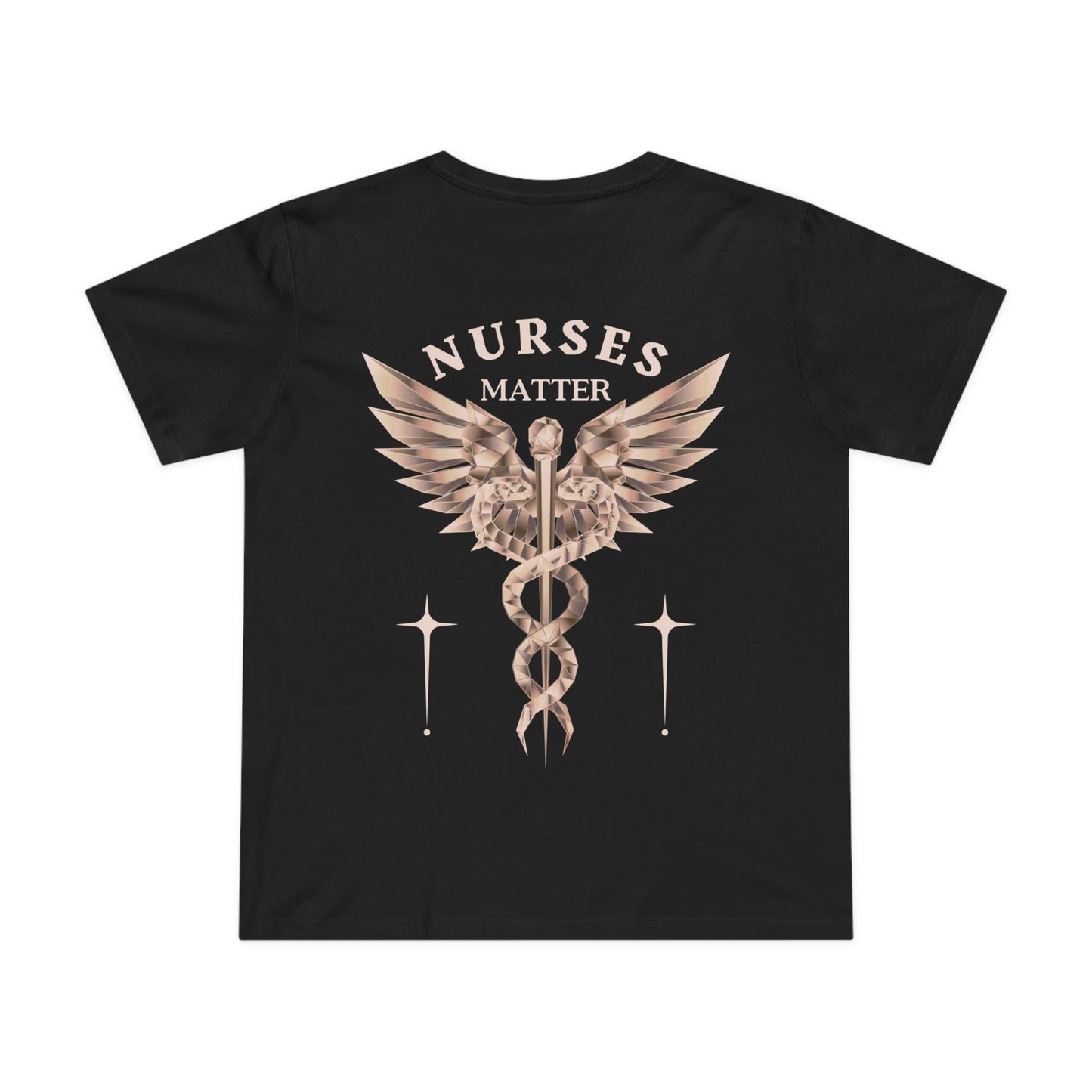 NURSES TEE (Women, Black)
