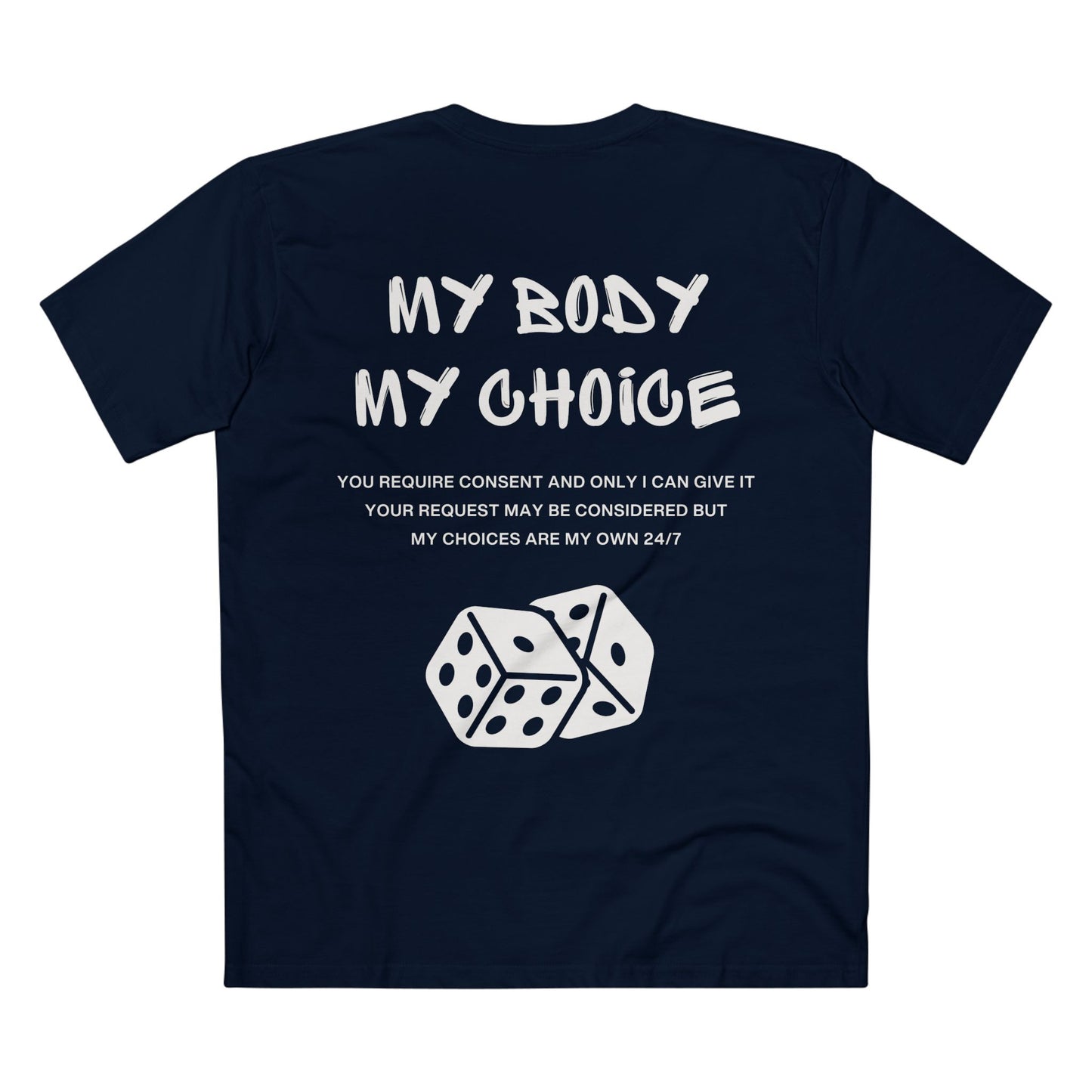 CONSENT TEE (Men, Navy)