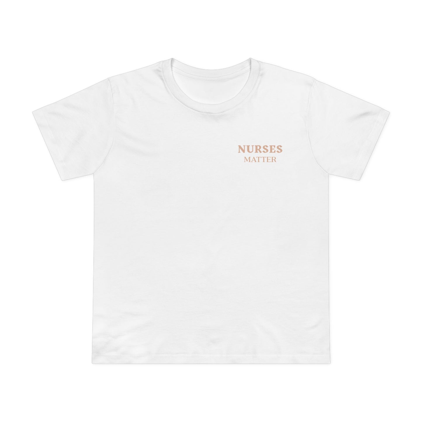 NURSES TEE (Women, White)