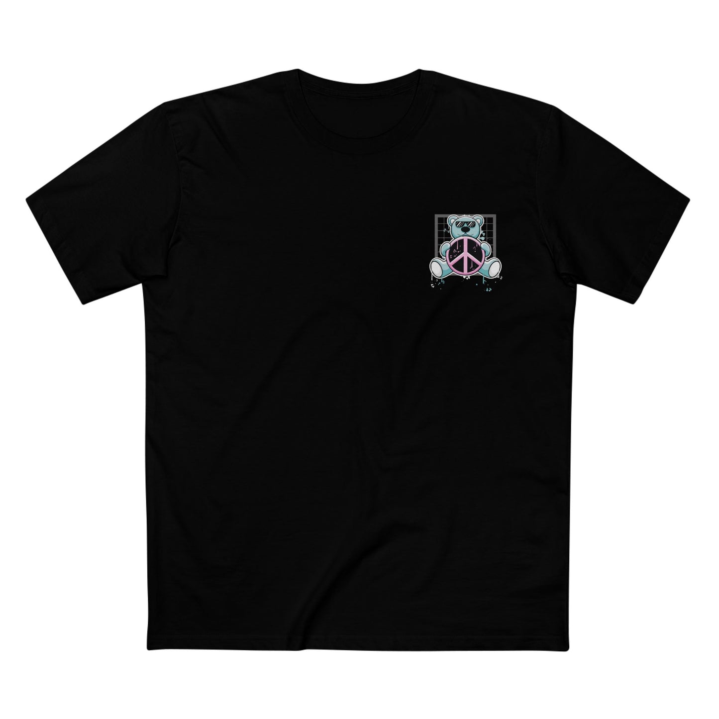 PEACE TED TEE (Men, Black)