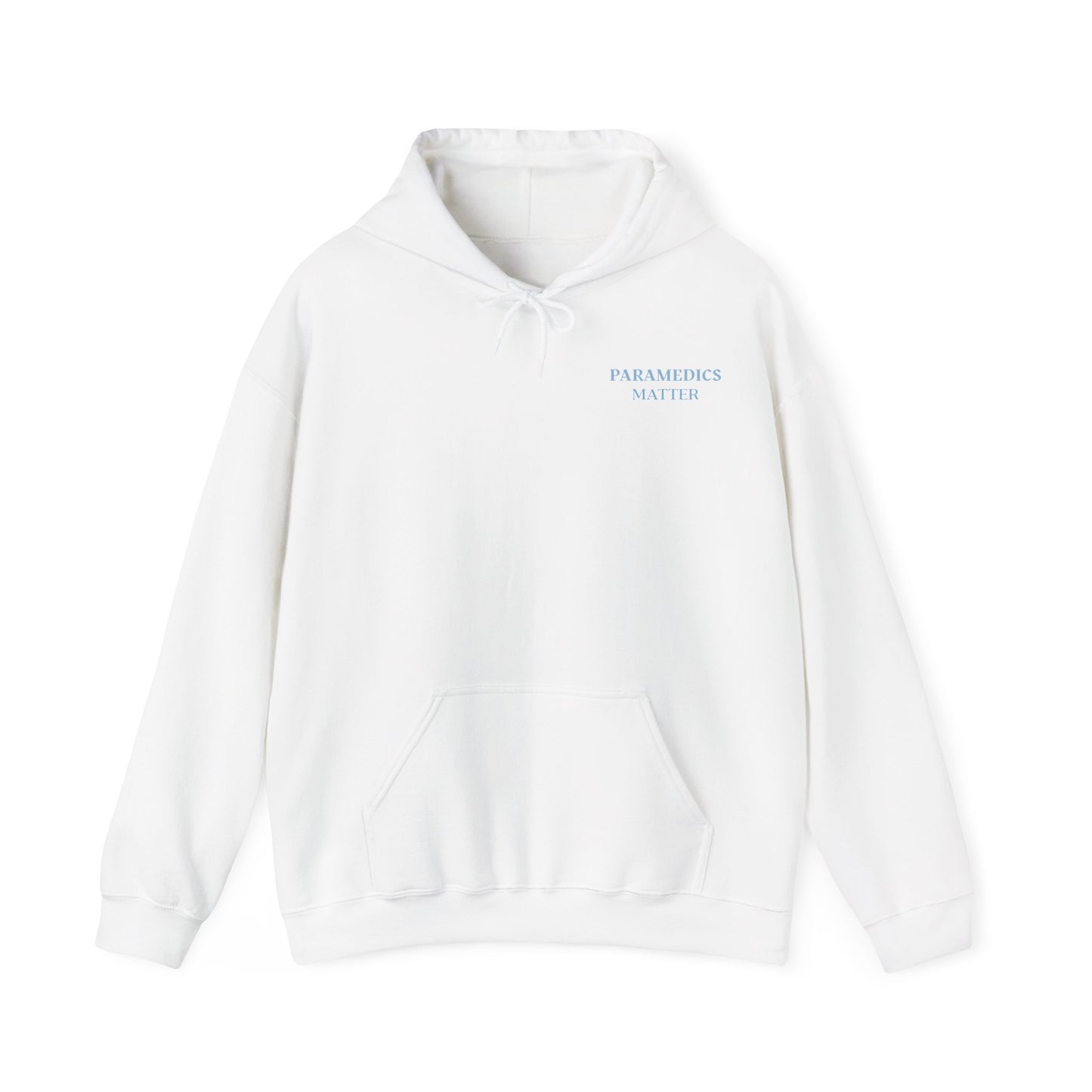 PARAMEDICS HOODIE (Unisex, White)
