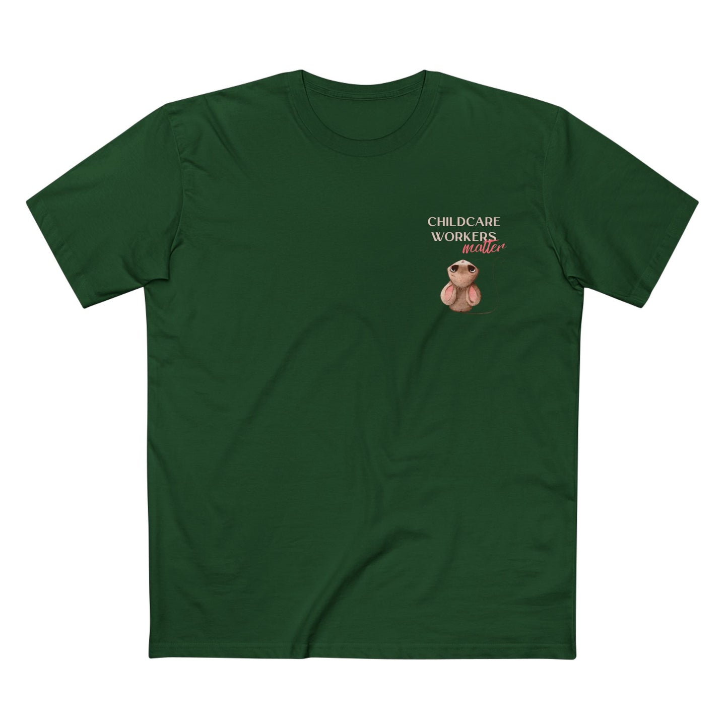 CHILDCARE TEE (Men, Green)