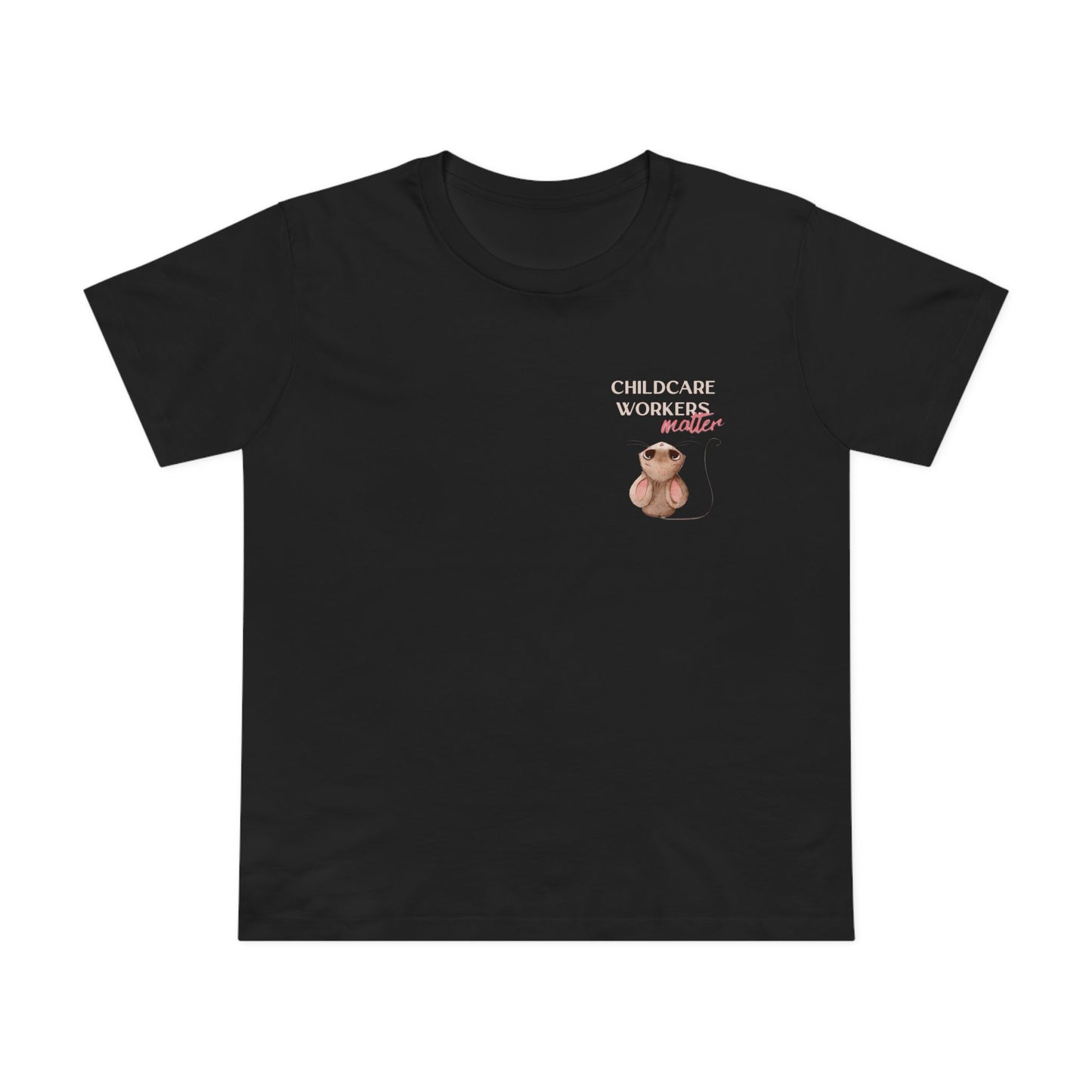 CHILDCARE TEE (Women, Black)