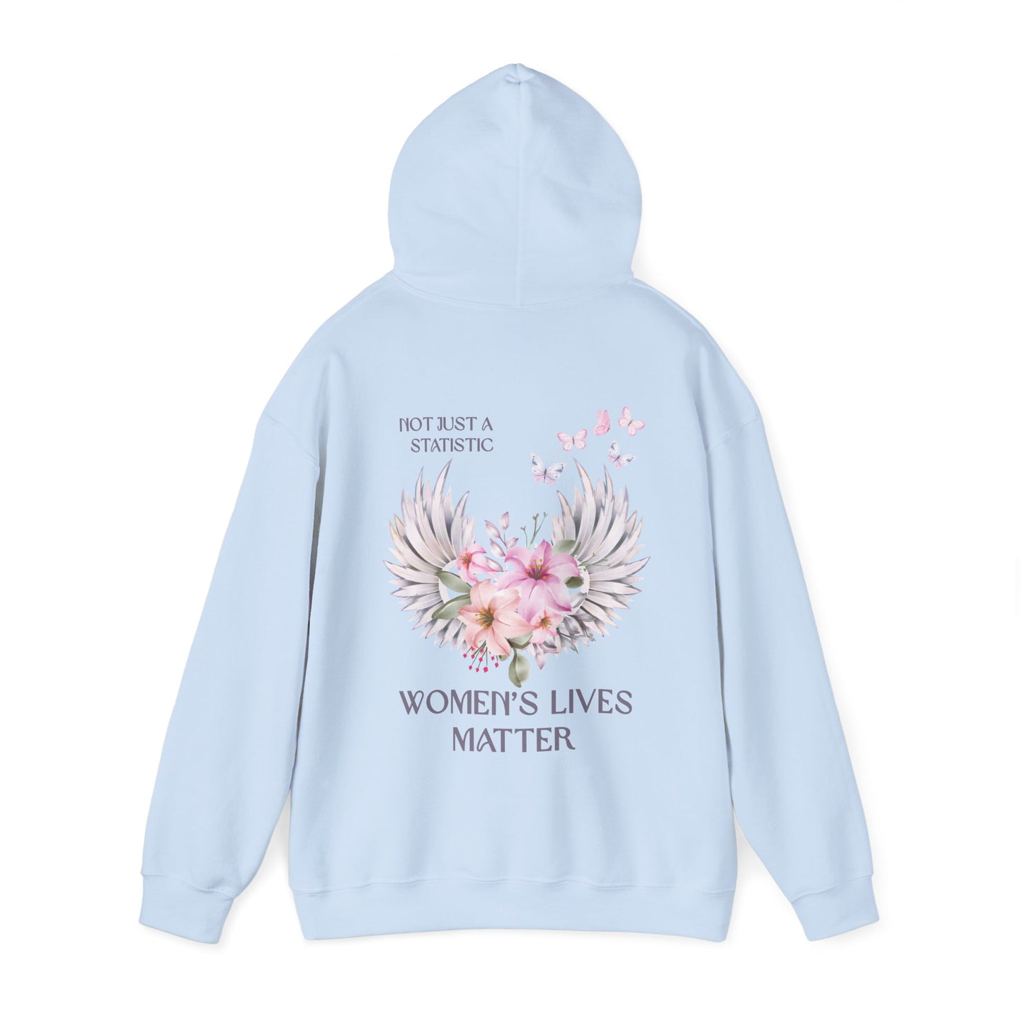 WINGS HOODIE (Unisex, Light Blue)