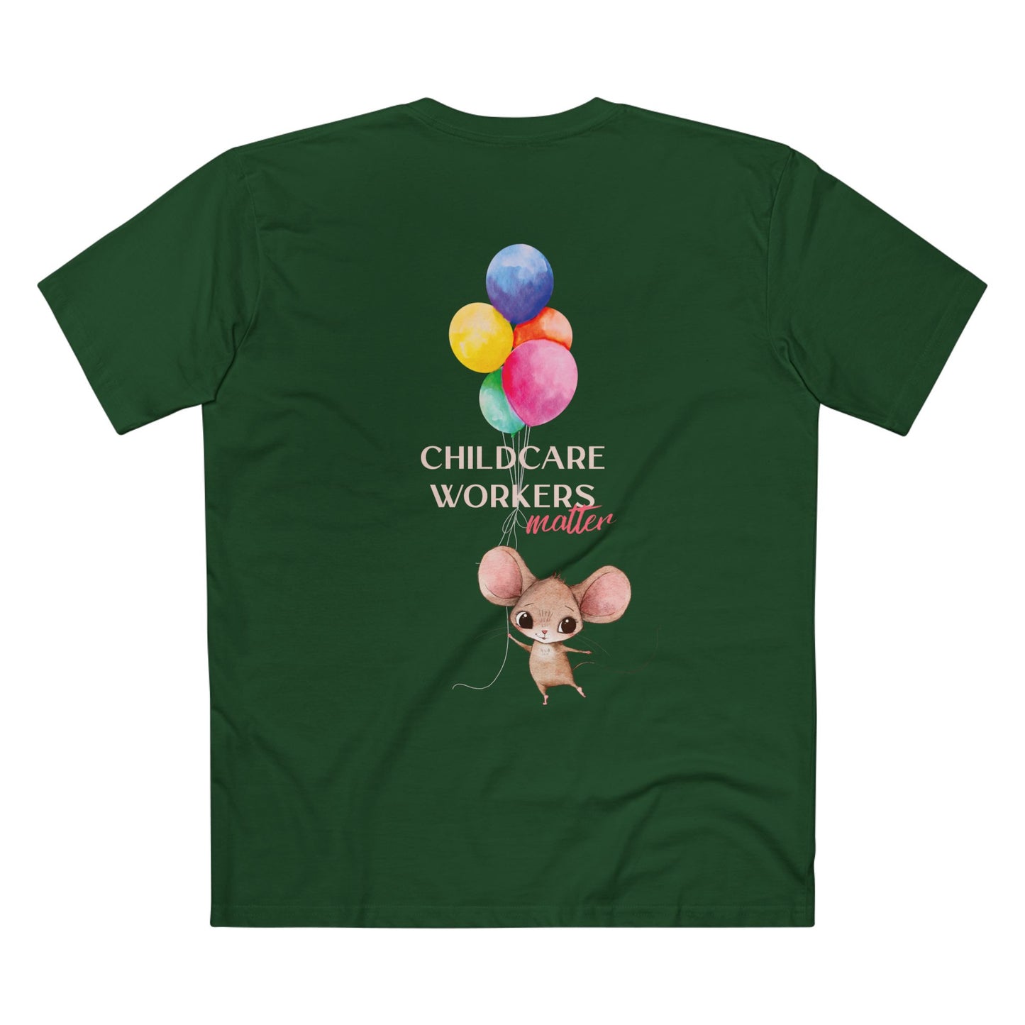 CHILDCARE TEE (Men, Green)