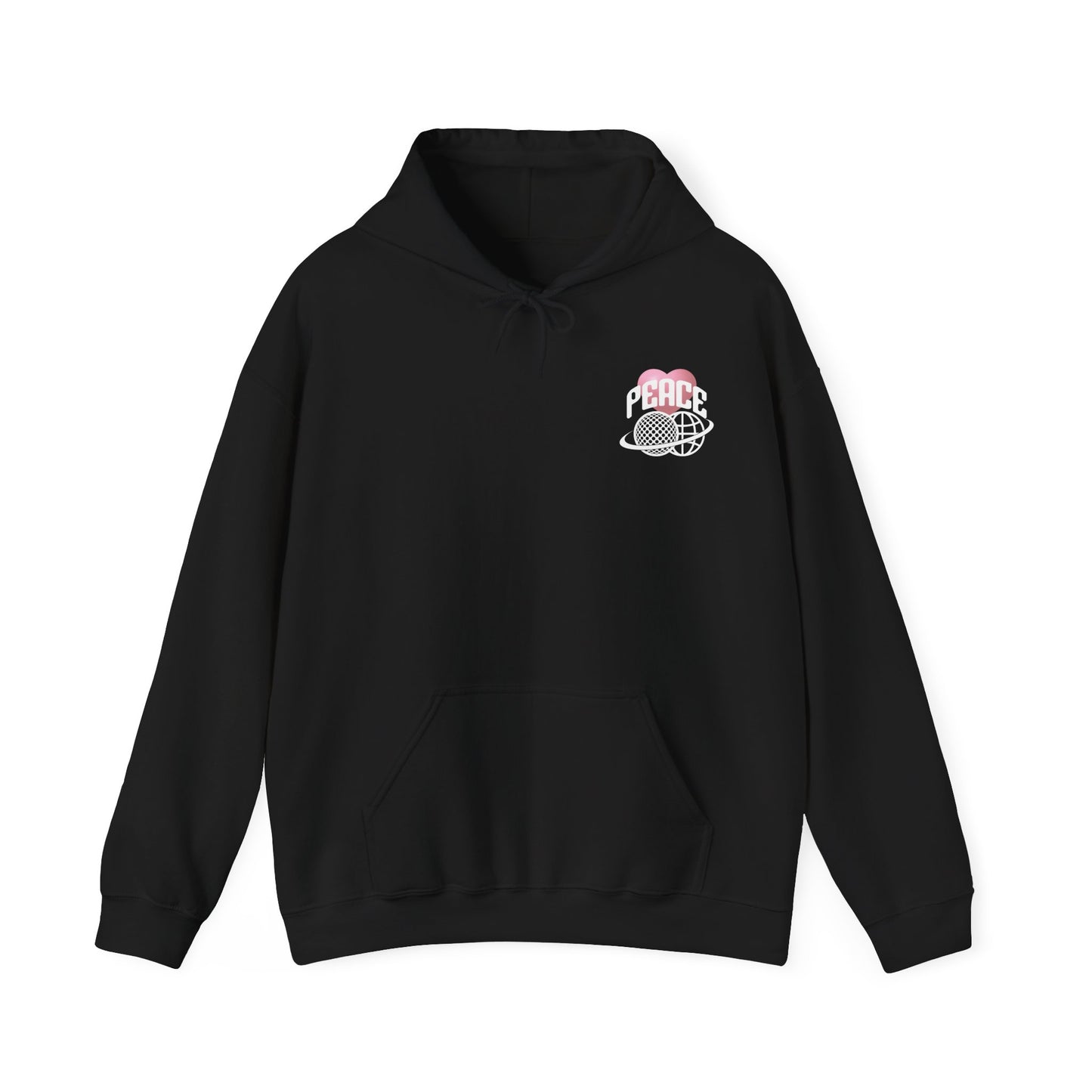 PEACE HOODIE (Unisex, Black)