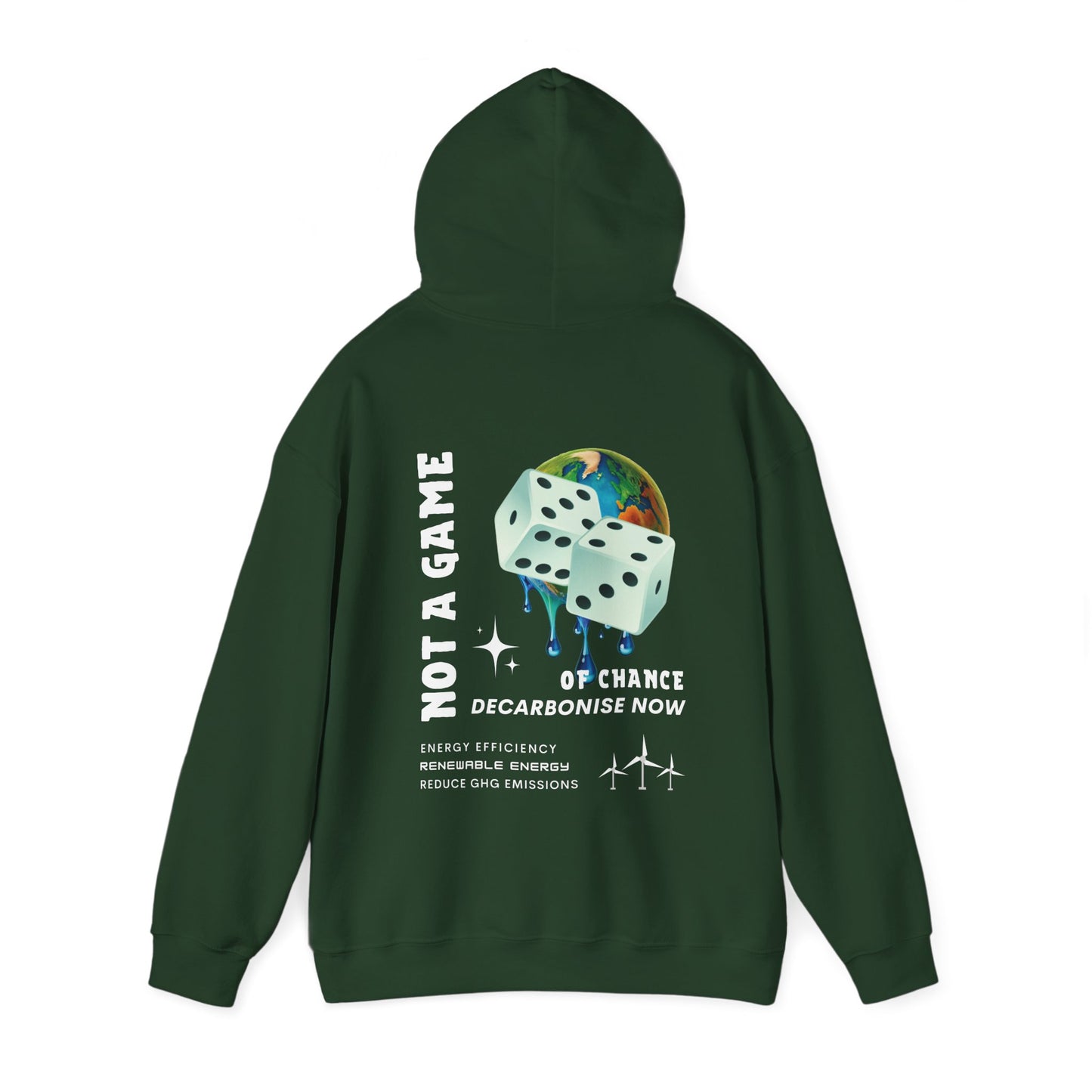 CLIMATE DICE HOODIE (Unisex, Green)