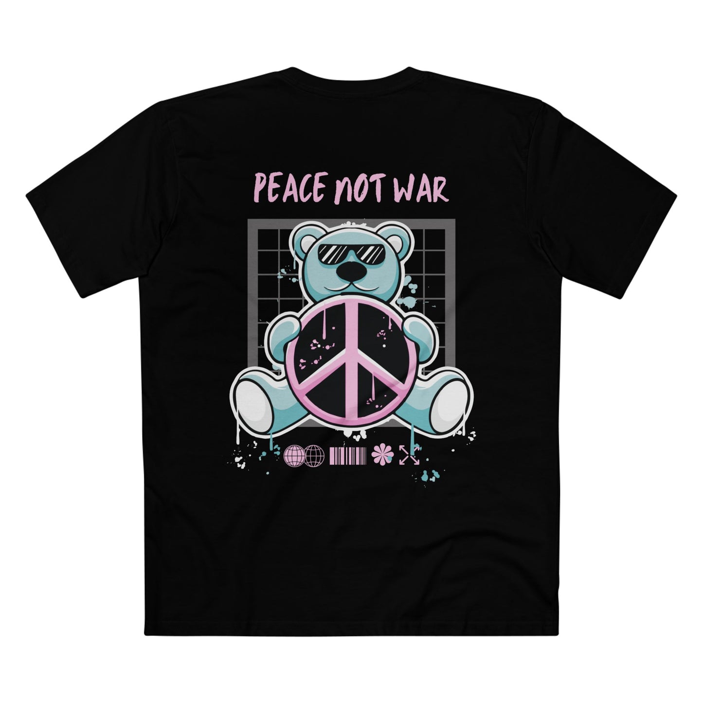 PEACE TED TEE (Men, Black)
