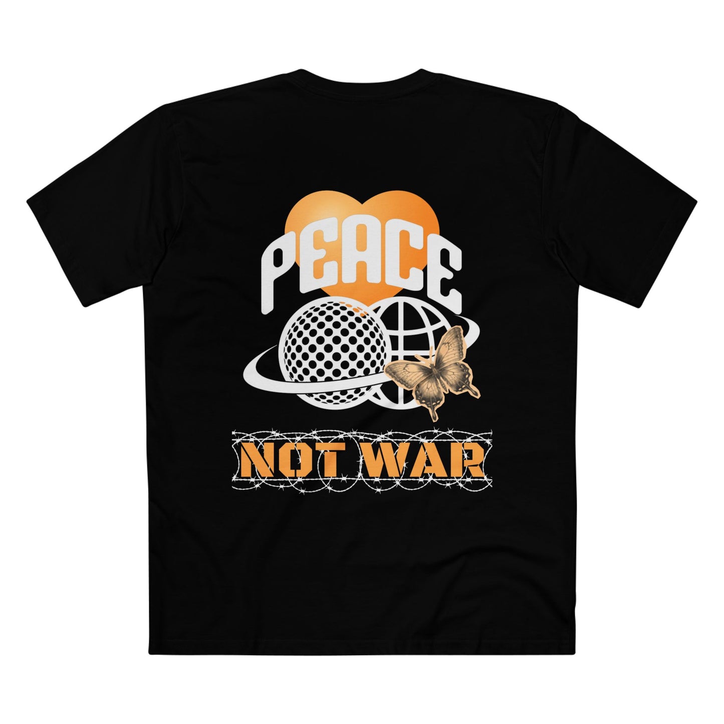 PEACE TEE (Men, Black)