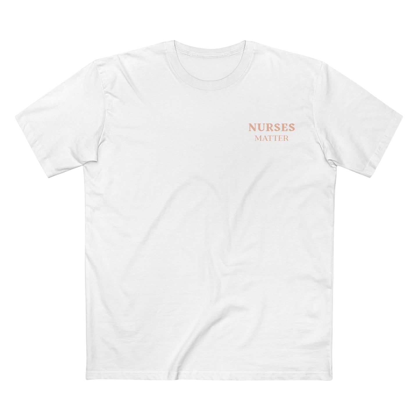 NURSES TEE (Men, White)