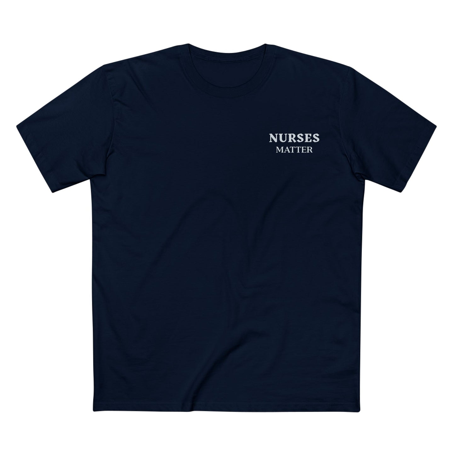 NURSES TEE (Men, Navy)