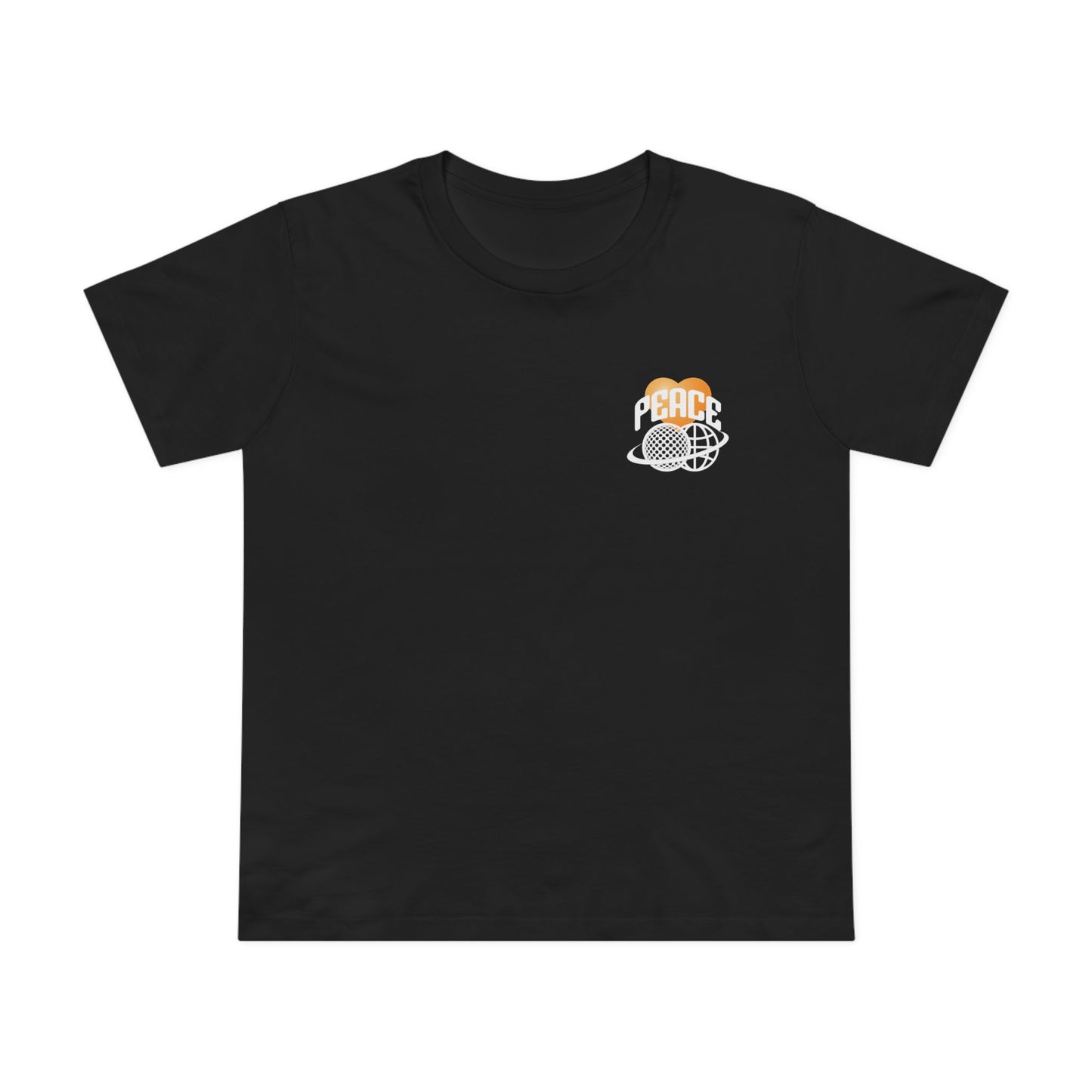 PEACE TEE (Women, Black)