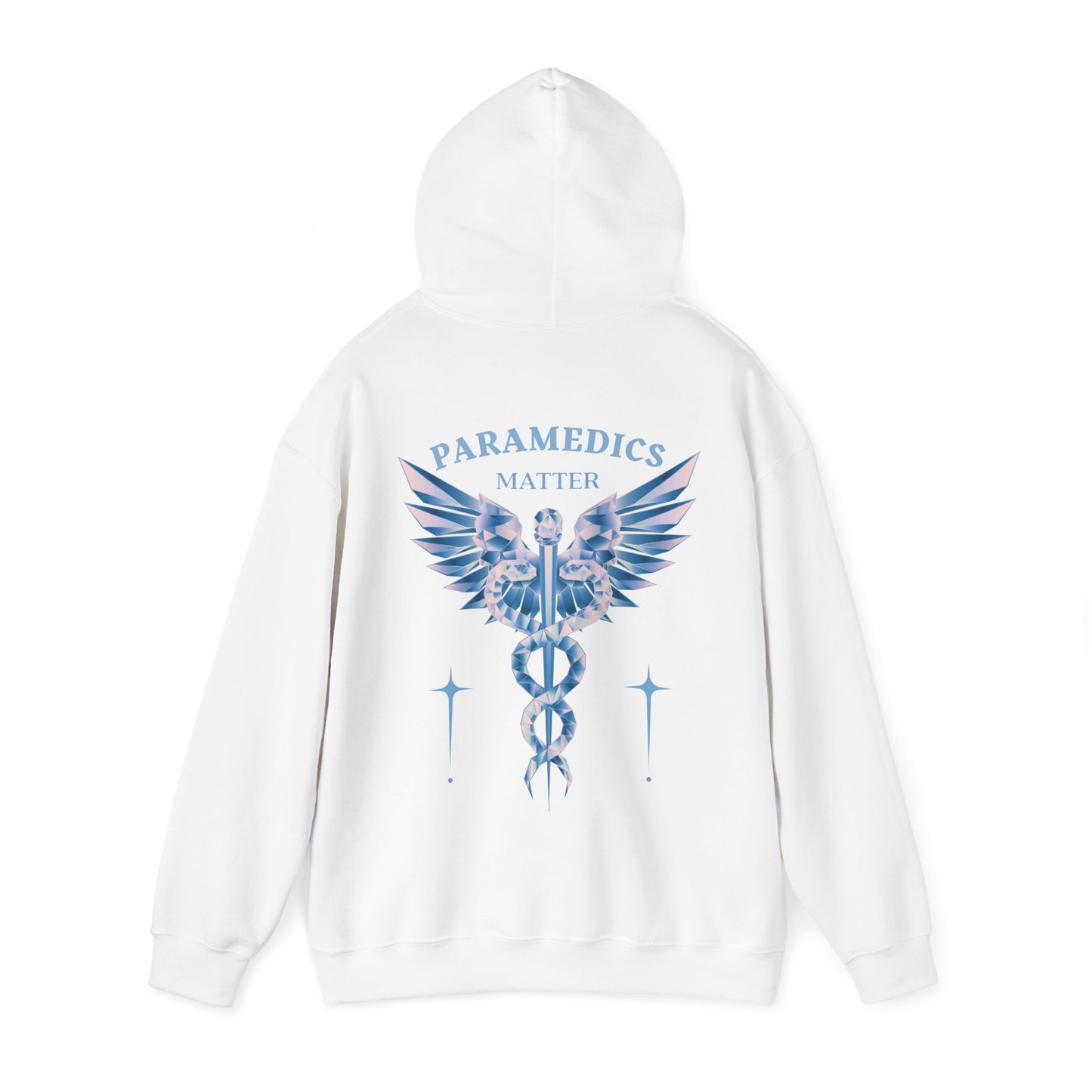 PARAMEDICS HOODIE (Unisex, White)