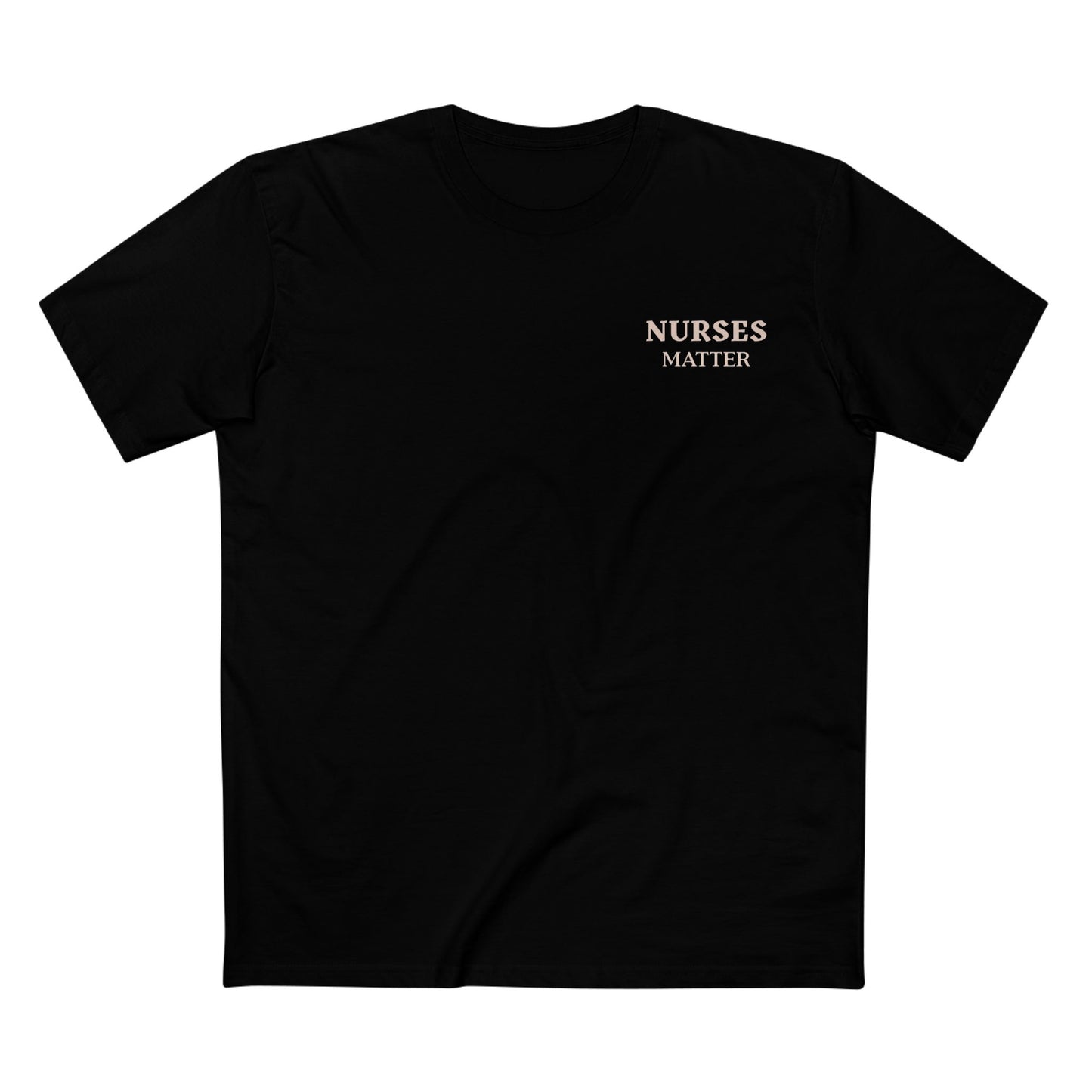 NURSES TEE (Men, Black)