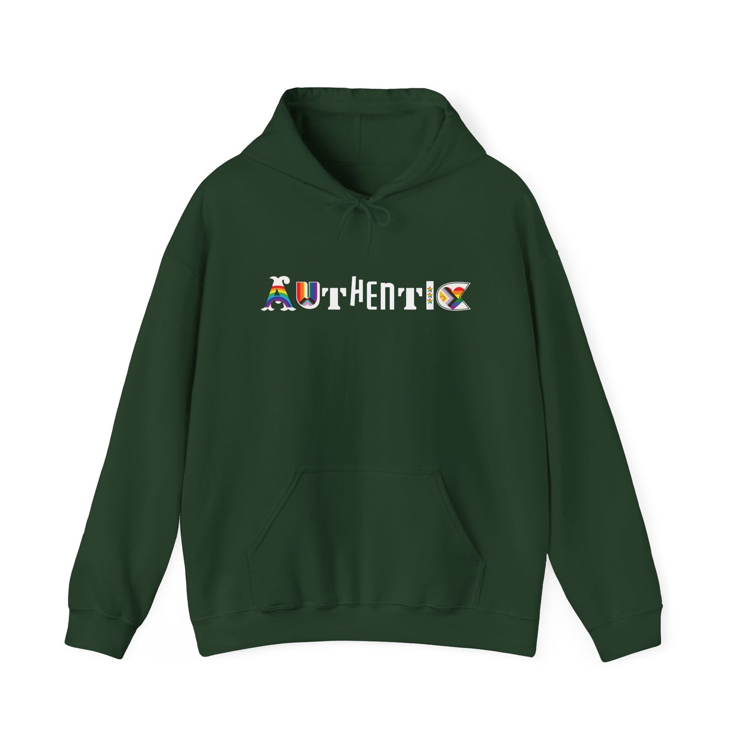 AUTHENTIC PRIDE HOODIE (Unisex, Green)