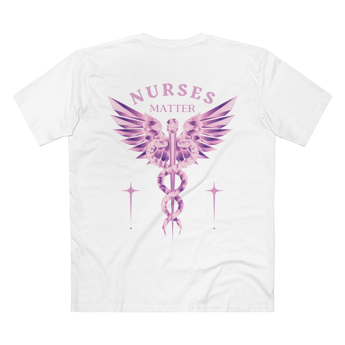 NURSES TEE (Men, White)