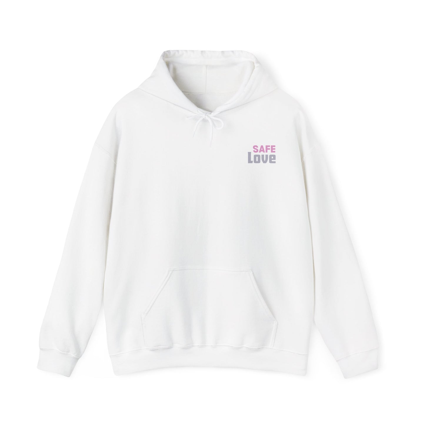 SAFE LOVE HOODIE (Unisex, White)