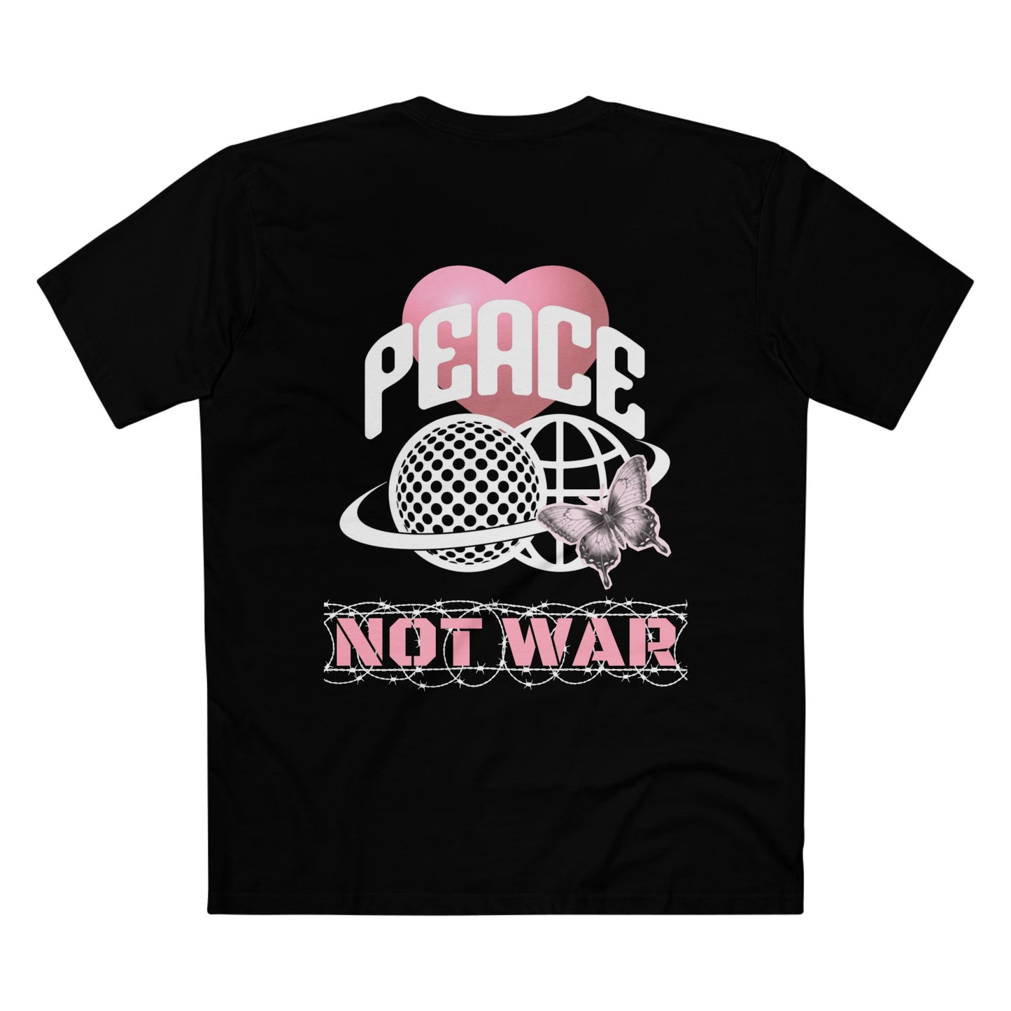 PEACE TEE (Men, Black)