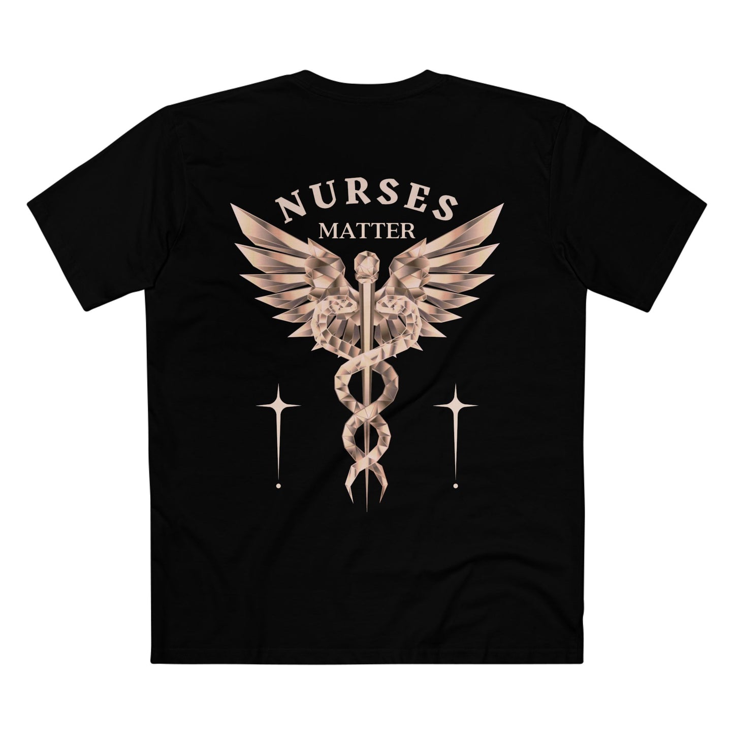 NURSES TEE (Men, Black)