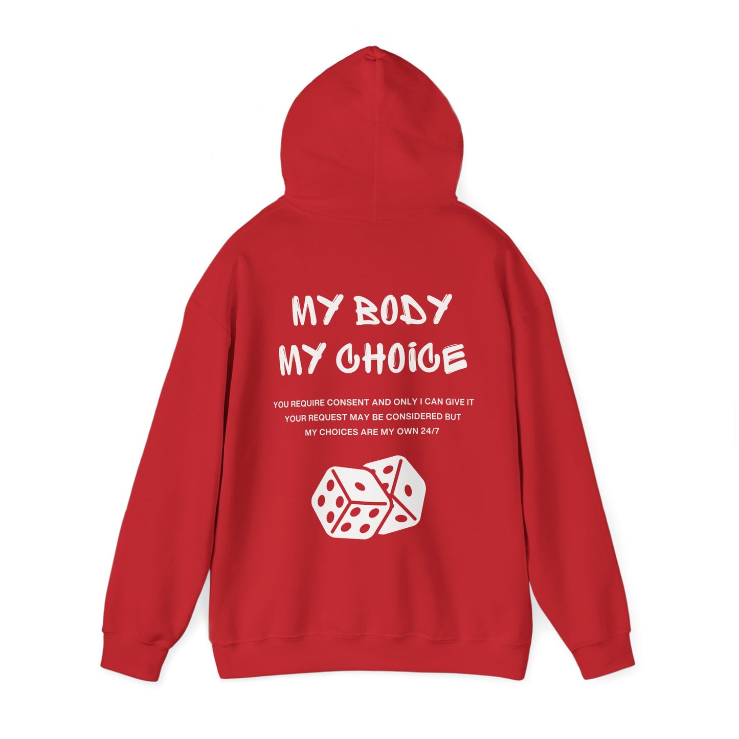 CONSENT HOODIE (Unisex, Red)
