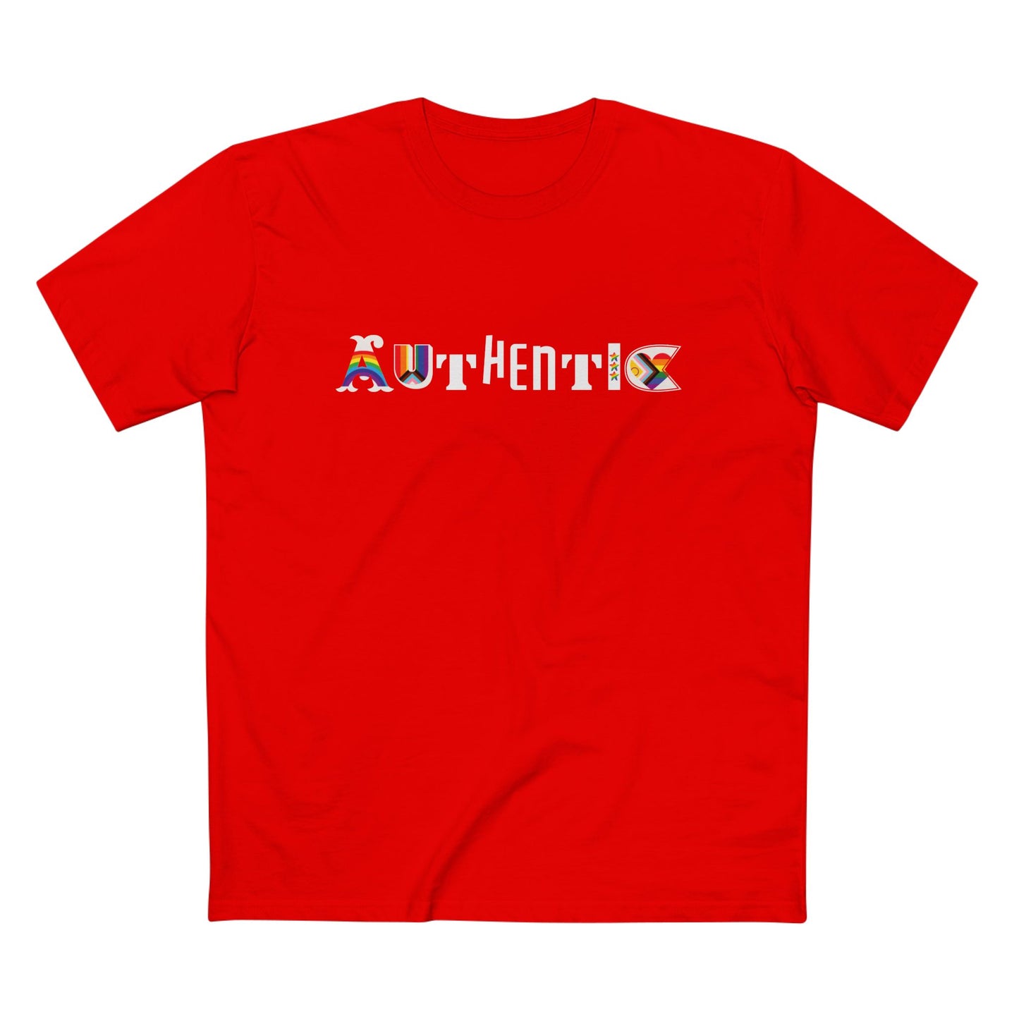 AUTHENTIC PRIDE TEE (Men, Red)