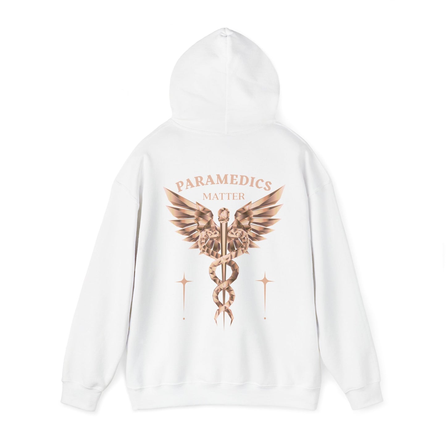 PARAMEDICS HOODIE (Unisex, White)
