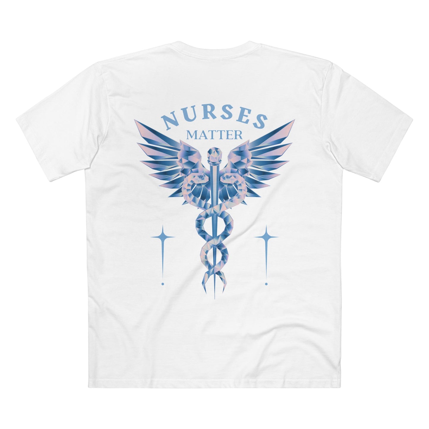 NURSES TEE (Men, White)