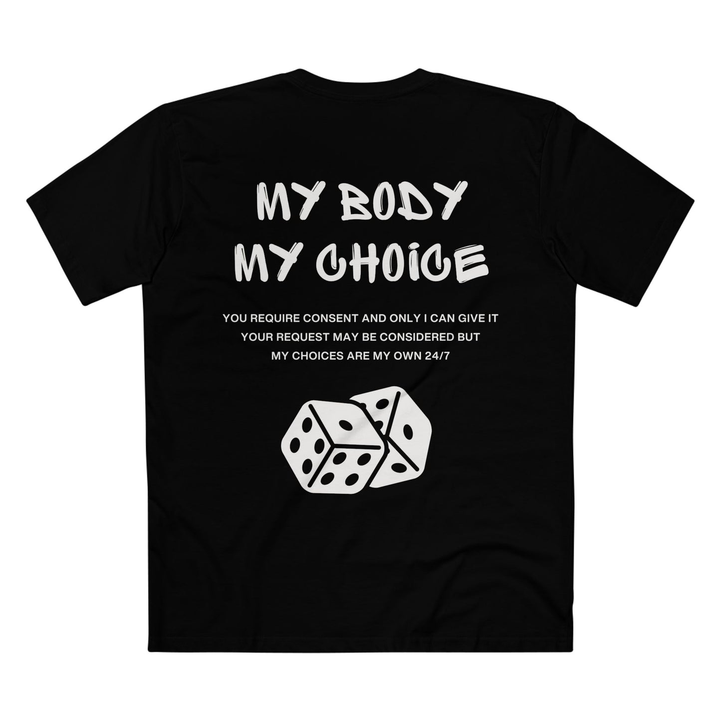 CONSENT TEE (Men, Black)