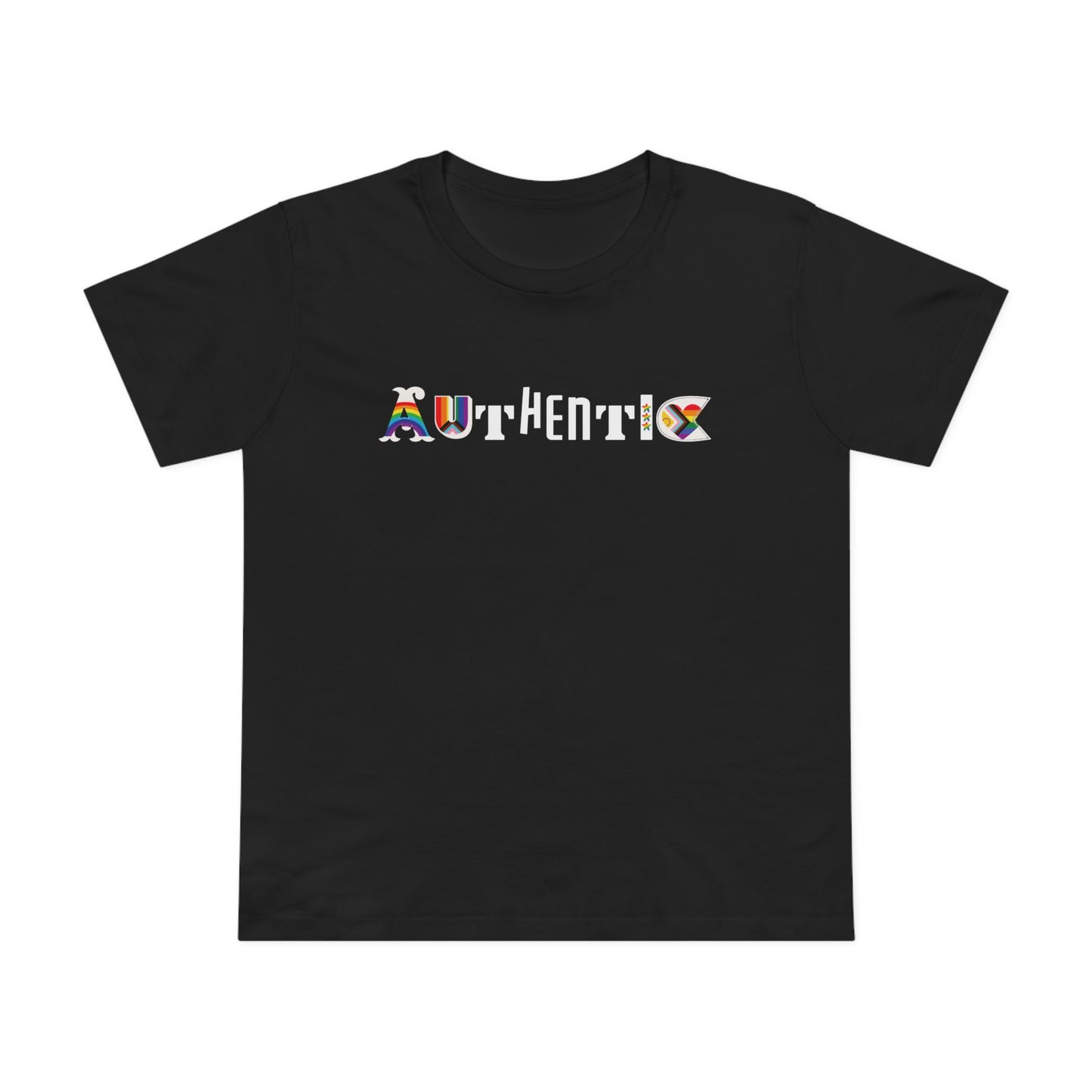 AUTHENTIC PRIDE TEE (Women, Black)