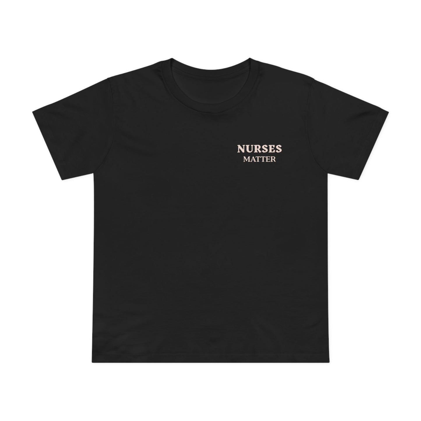 NURSES TEE (Women, Black)