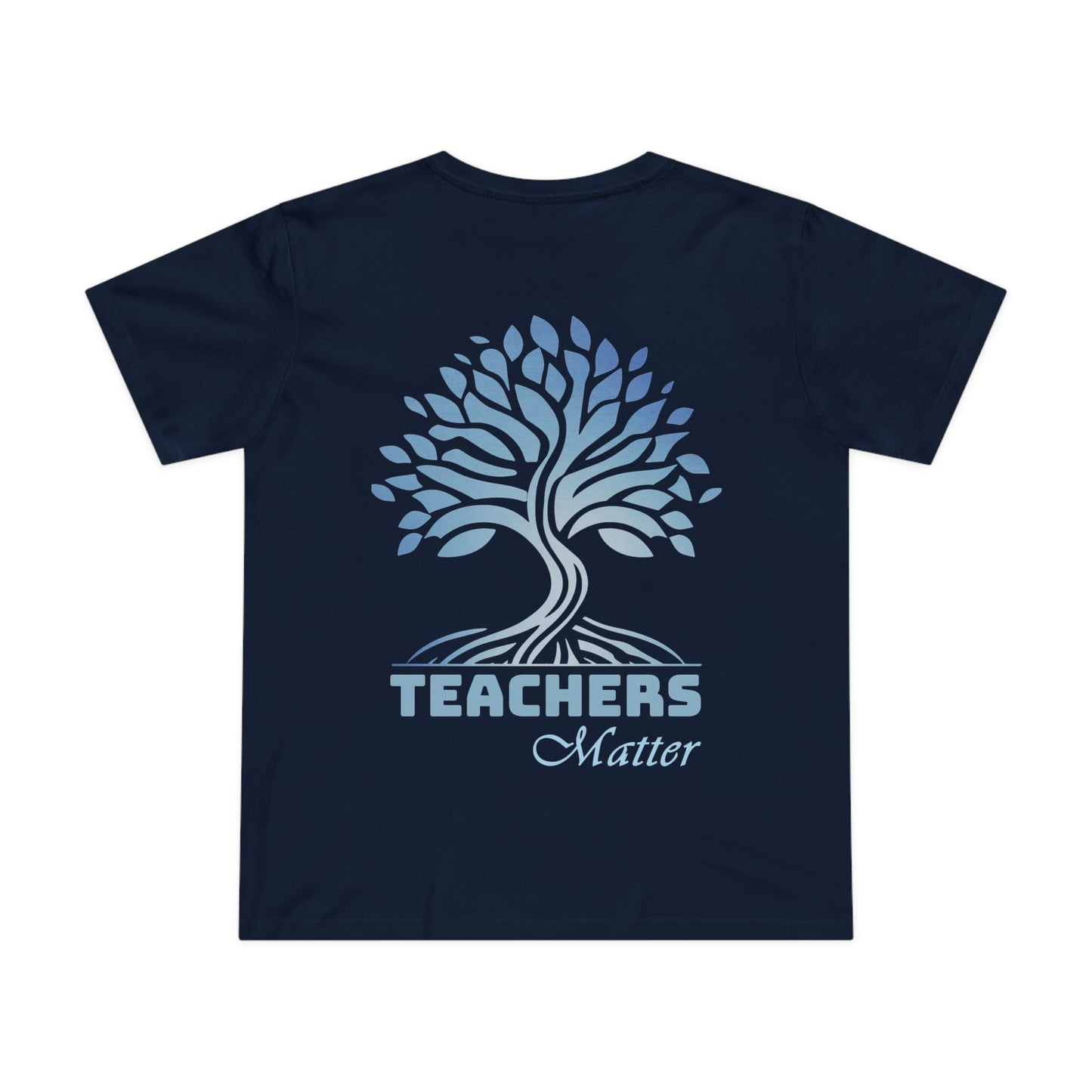 TEACHERS TEE (Women, Navy)