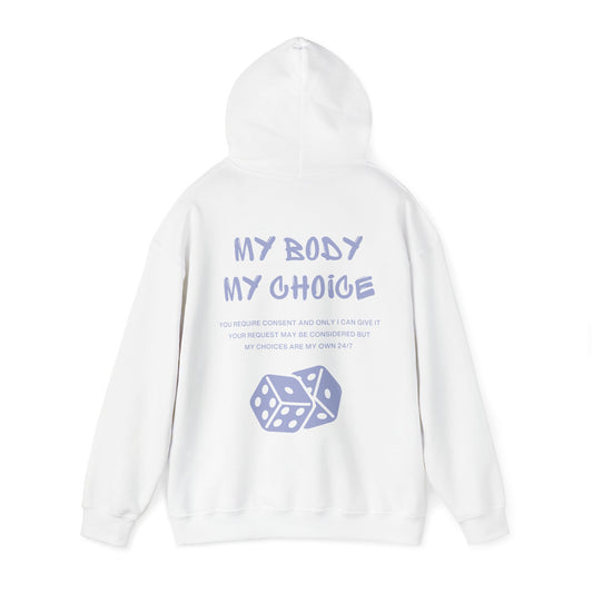 CONSENT HOODIE (Unisex, White)