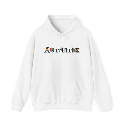 AUTHENTIC PRIDE HOODIE (Unisex, White)