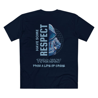 RESPECT TEE (Men, Navy)