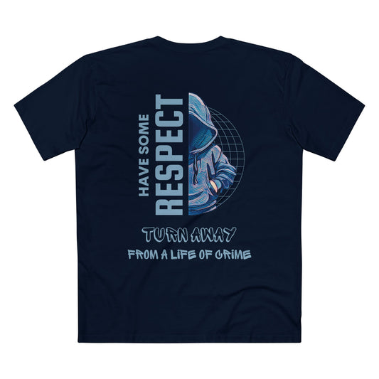 RESPECT TEE (Men, Navy)