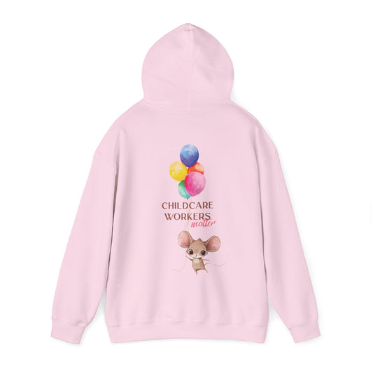 CHILDCARE HOODIE (Unisex, Pink)