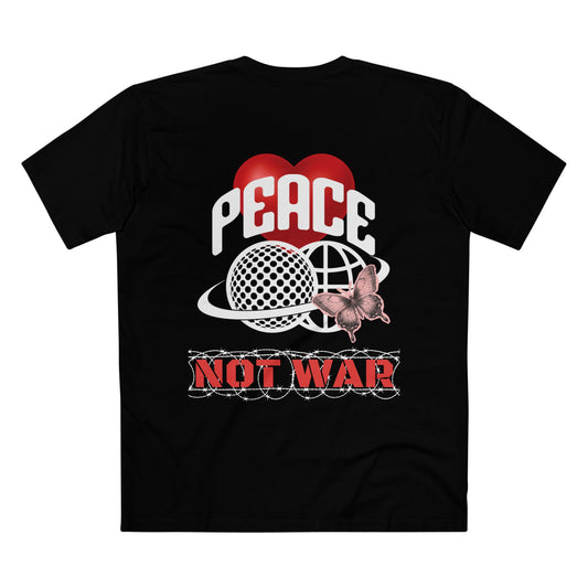 PEACE TEE (Men, Black)