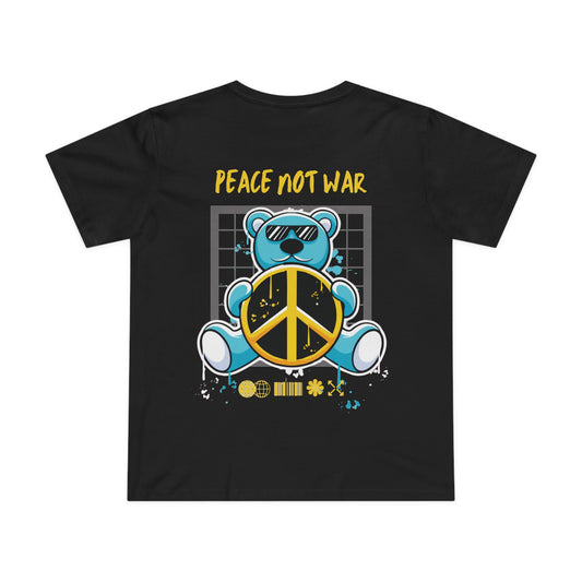 PEACE TED TEE (Women, Black)