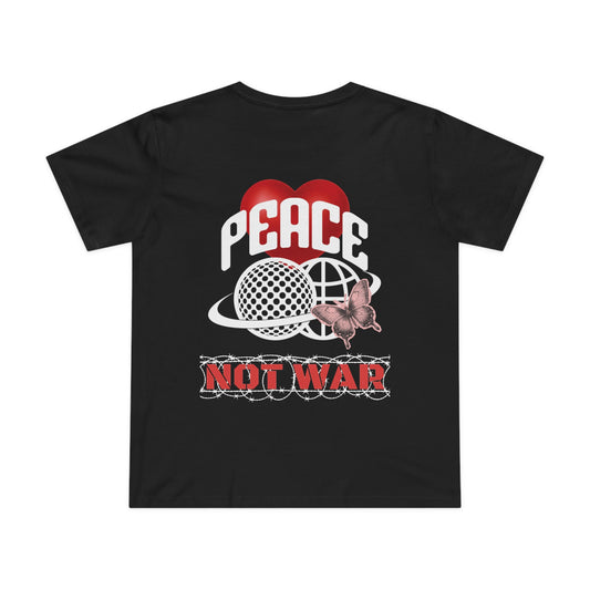 PEACE TEE (Women, Black)
