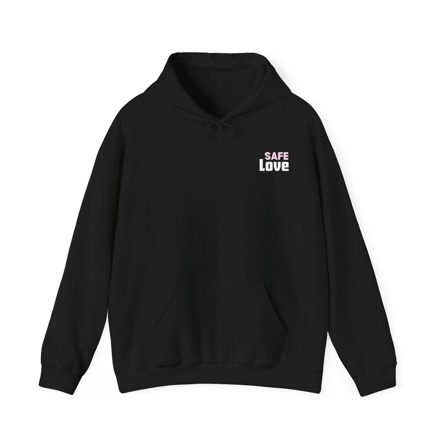 SAFE LOVE HOODIE (Unisex, Black)