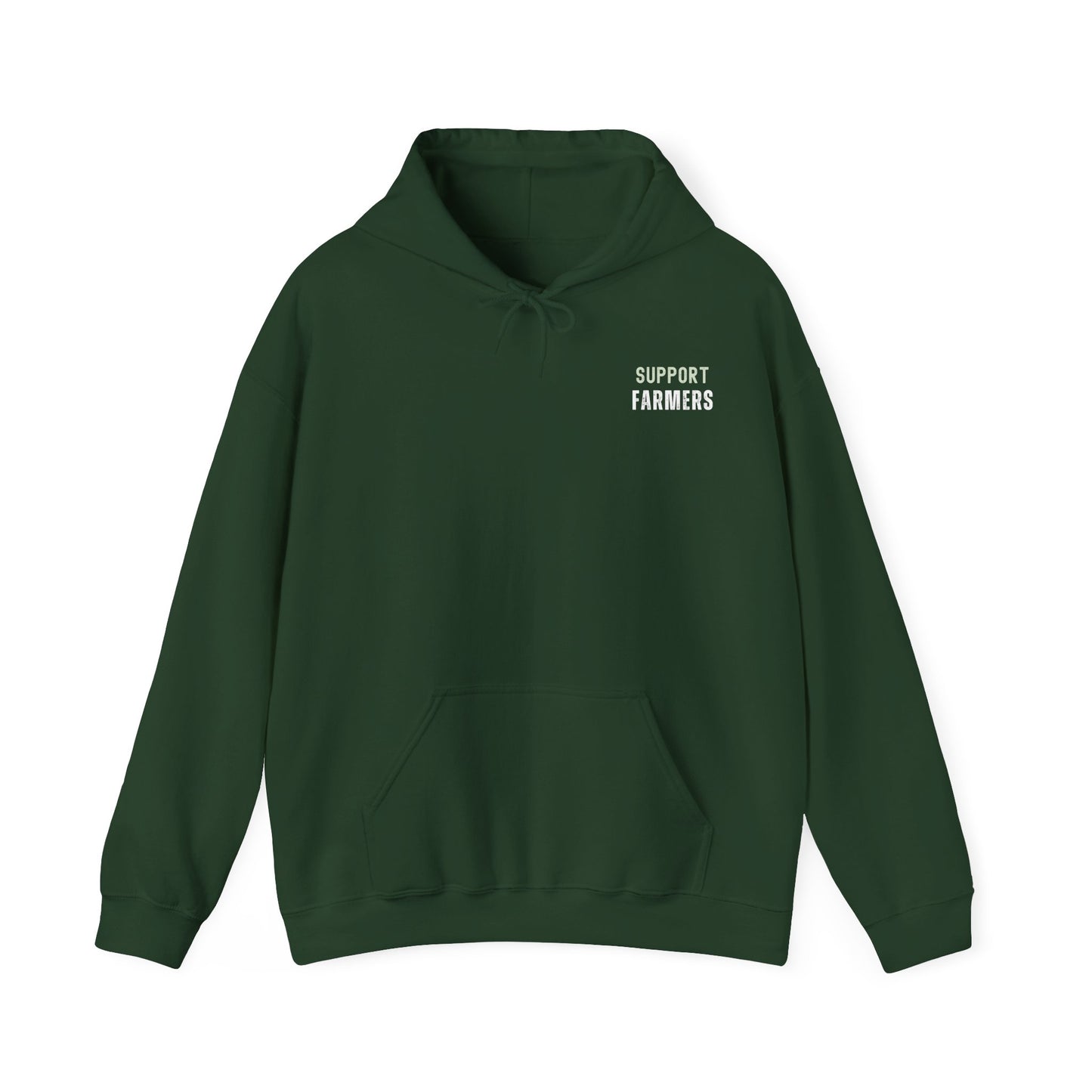 SUPPORT FARMERS HOODIE (Unisex, Green)