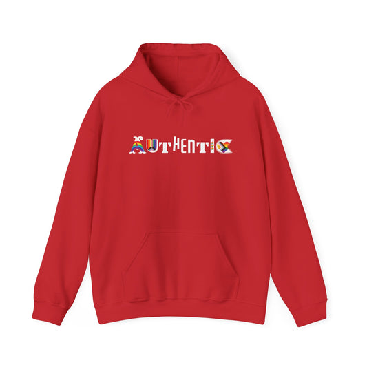 AUTHENTIC PRIDE HOODIE (Unisex, Red)