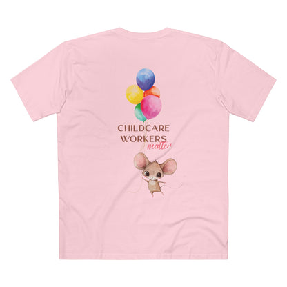CHILDCARE TEE (Men, Pink)