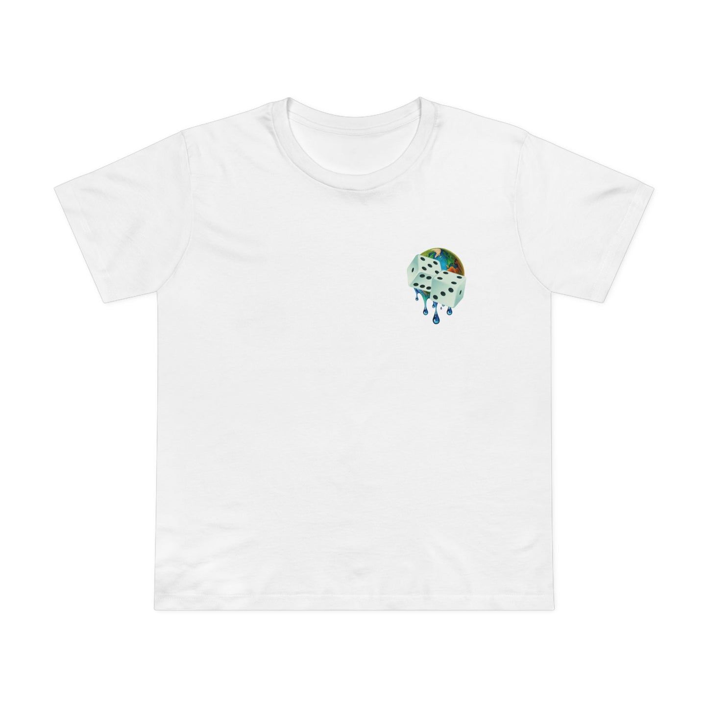 CLIMATE DICE TEE (Woman, White)
