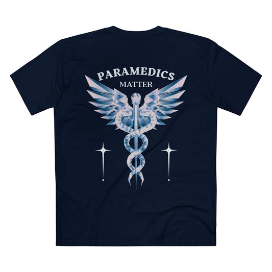 PARAMEDICS TEE (Men, Navy)