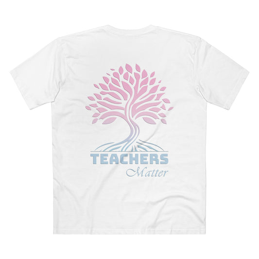 TEACHERS TEE (Men, White)