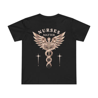 NURSES TEE (Women, Black)